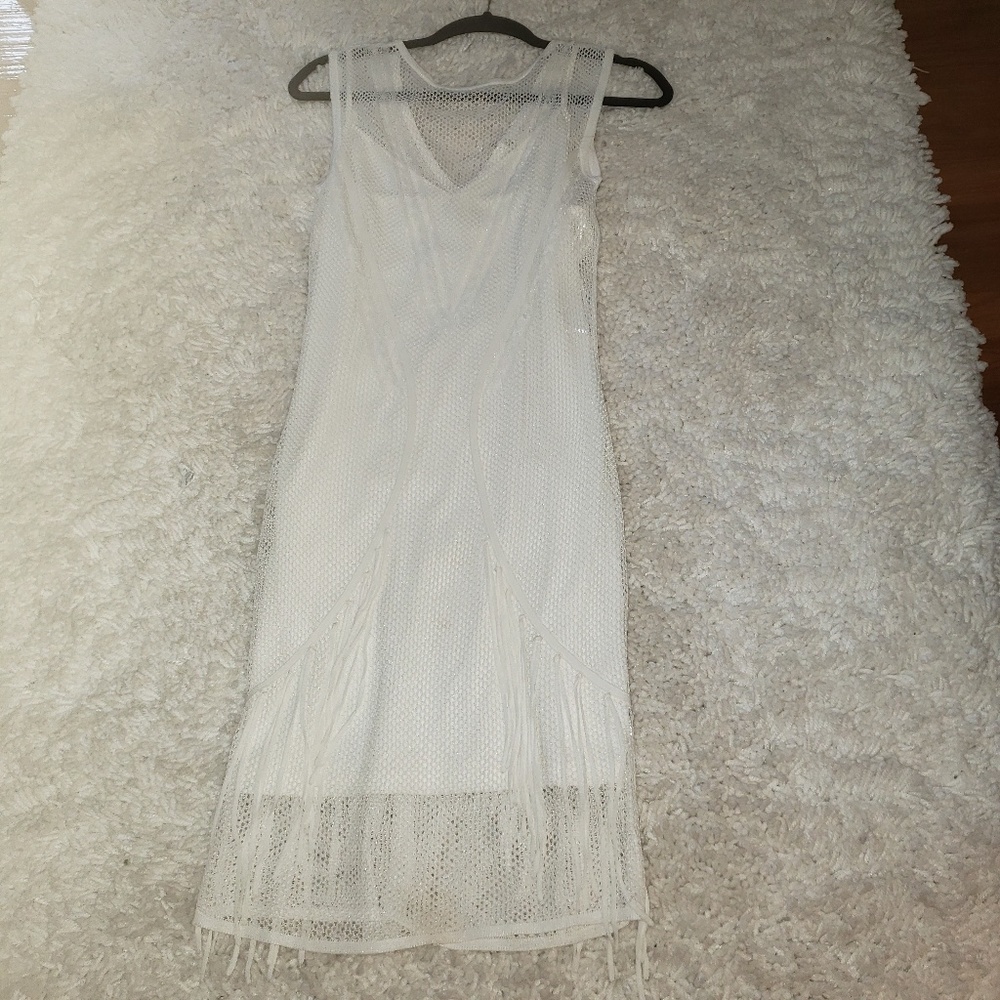 Two piece white dress never worn
